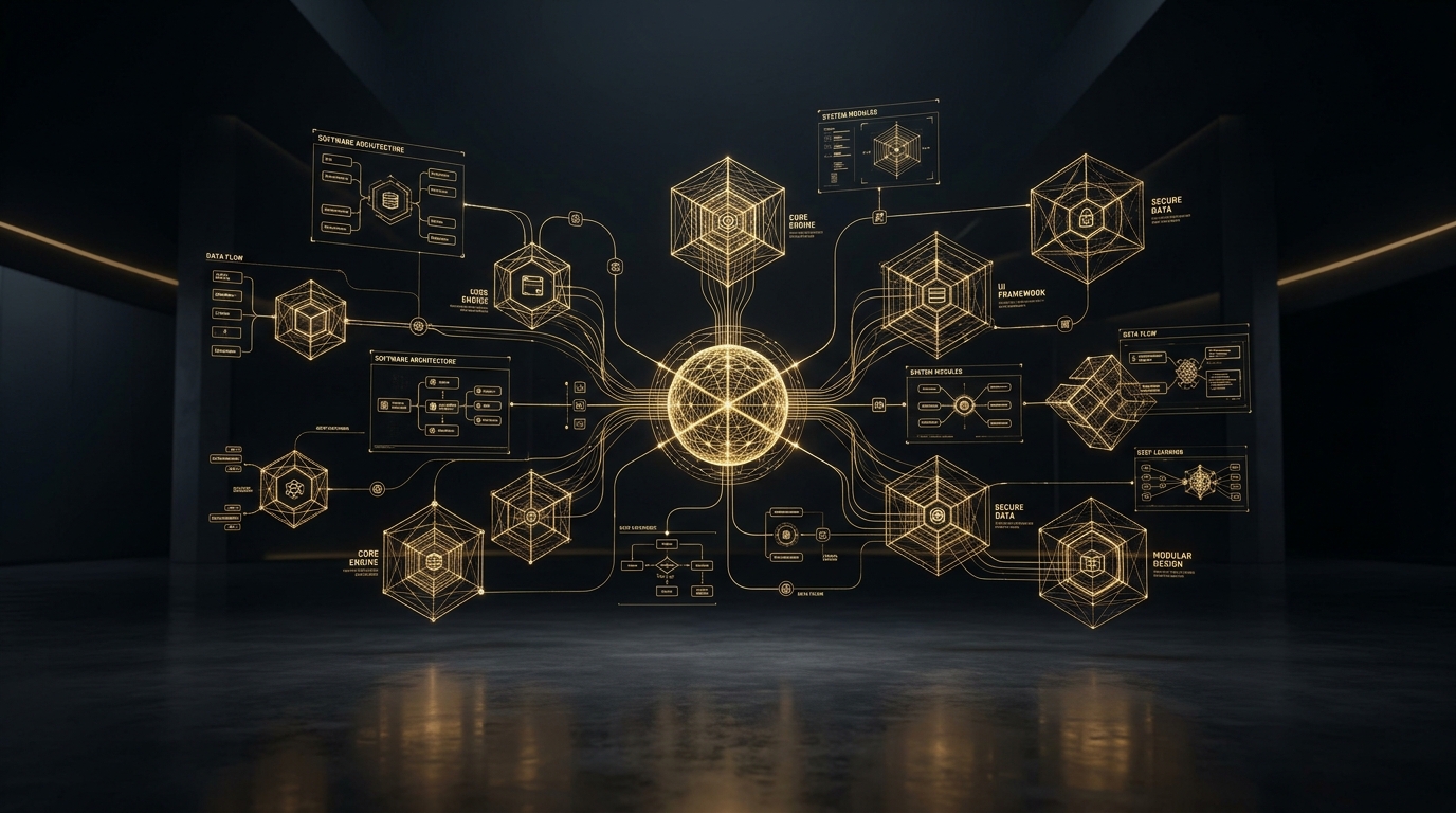 PixelForge Digital Craftsmanship Illustration